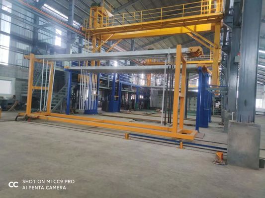 قیمت خوب 3000T / ماه خط تولید نیمه اتوماتیک آنودیزه 6500mm حداکثر طول پروفایل آنلاین