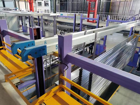 قیمت خوب 3000T / ماه فرآیند خط افقی آنودیزه کننده کیفیت ثابت آنلاین