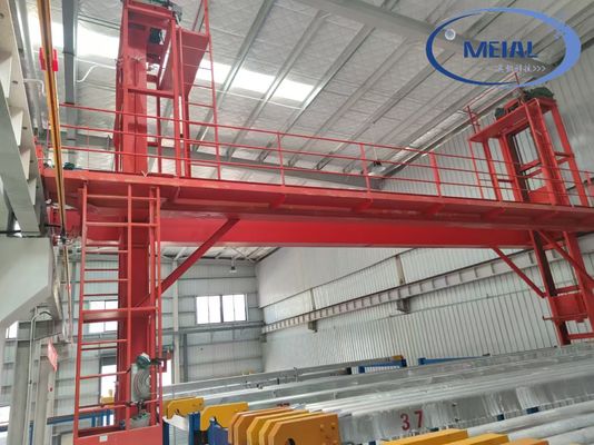 قیمت خوب خروجی 300 تن / ماه خط تولید آنودیزر سفارشی سازی اتوماتیک عمودی آلومینیوم سطح درمان آنلاین