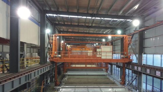 خط آنودایز عمودی خودکار با سیستم قفسه بندی Manaul