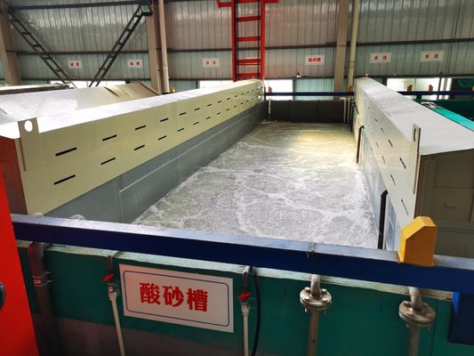 3000T/ماه خط تولید آندایزینگ توان افقی حالت U