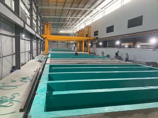 روش قفسه بندی کتابچه راهنمای درمان سیستم خط آندایزینگ افقی