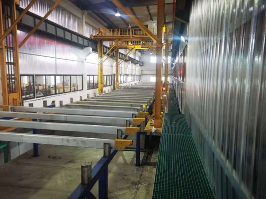 500 تن / ماه خط تولید آندایزینگ نیمه اتوماتیک / اتوماتیک