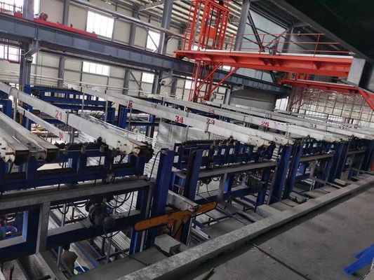 خط آنودایز خودکار 220 ولت 50 هرتز با حداکثر طول پروفیل 12500 میلی متر