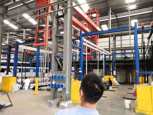 خط آنودایز افقی خط فرآیند آنودایز خودکار قدرت