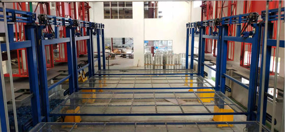 خط آنودایز افقی خط فرآیند آنودایز خودکار قدرت