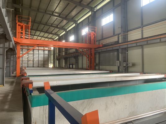 2500T / ماه خط تولید اکسیداسیون دستی 8000 * عرض * 3500