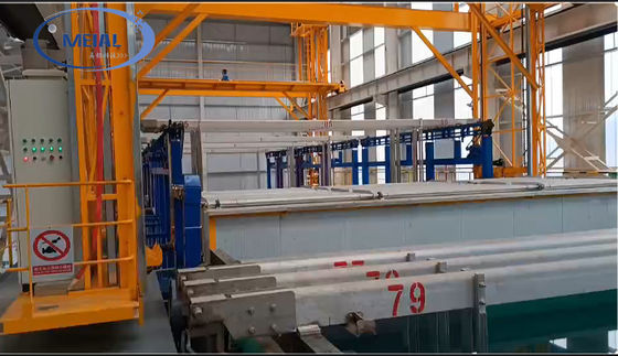 500T ظرفیت صرفه جویی در انرژی سفارشی تولید آنودیزه برای پروفایل های آلومینیوم
