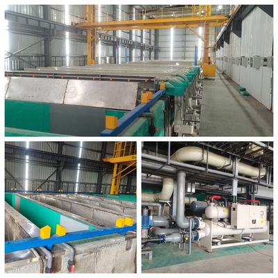 2000T / M خط تولید آنودیزینگ پروفایل آلومینیوم بالا