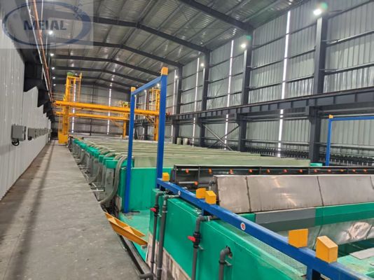 قیمت خوب خط آنادایزینگ با پوشش 5-50 میکرومتر و ولتاژ قابل تنظیم آنلاین