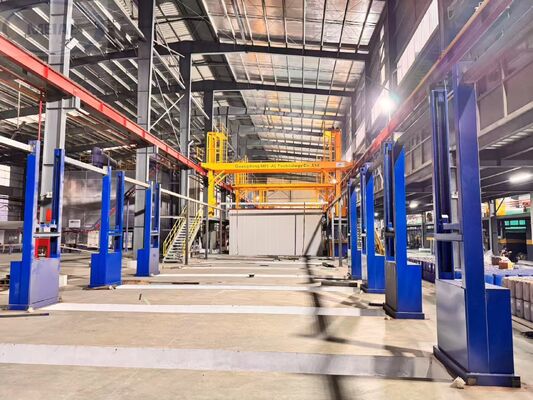 قیمت خوب 150 T / M خط آنوديزه پروفيل آلومينيوم با 8-12μm فیلم و 365 روز گارانتي برای کار آسان آنلاین