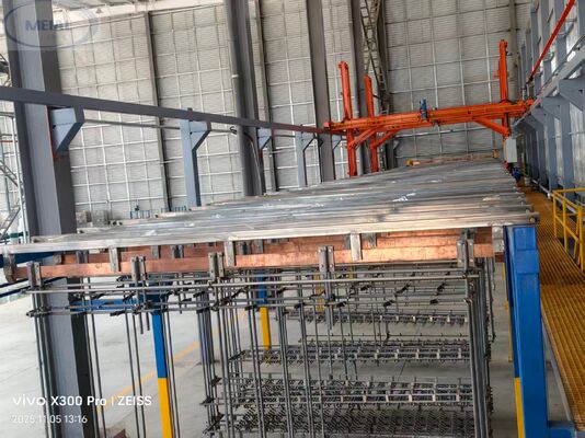 قیمت خوب خط تولید آندایزینگ آلومینیوم کارآمد و قابل تنظیم 2000T/M سبز برای قاب های خورشیدی آنلاین