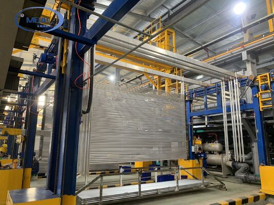قیمت خوب خط تولید آندایزینگ آلومینیوم حرفه‌ای با ظرفیت 2000 تن در ماه برای آلومینیوم 6063 و 6061 با طراحی سفارشی آنلاین