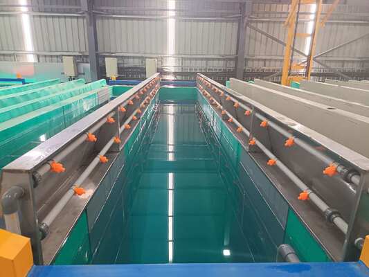 قیمت خوب خط تولید آنودیزاسیون آلومینیوم اتوماتیک 800T / ماه با طول پروفایل حداکثر 6500mm و ضخامت فیلم 10 ~ 12μm آنلاین