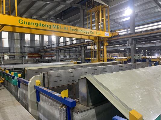 قیمت خوب 500T/M Fully Automatic Anodizing Line with 5-25µm Film Thickness for Aluminum Profiles آنلاین
