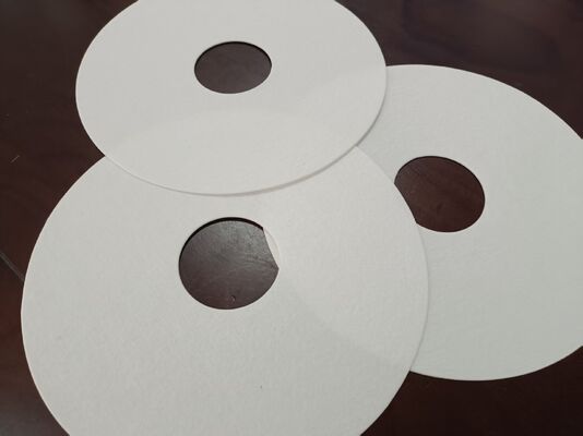 قیمت خوب Acid-Resistant Stack Filter Ring Filter Paper with Center Hole for Anodizing Tank Customizable Outer Diameter آنلاین
